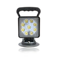 LED Work Light, Square, Magnetic Base, 27W, Cigarette Lighter Plug