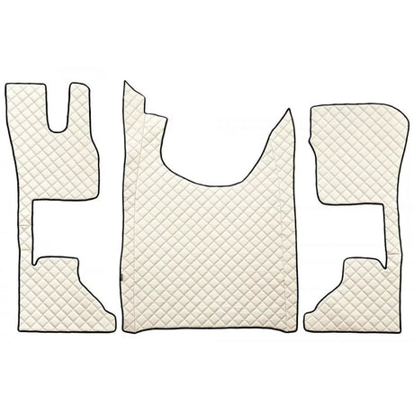 Quilted Faux Leather Floor Mat for DAF XG, XG+, XF NG with Comfort Passenger Seat