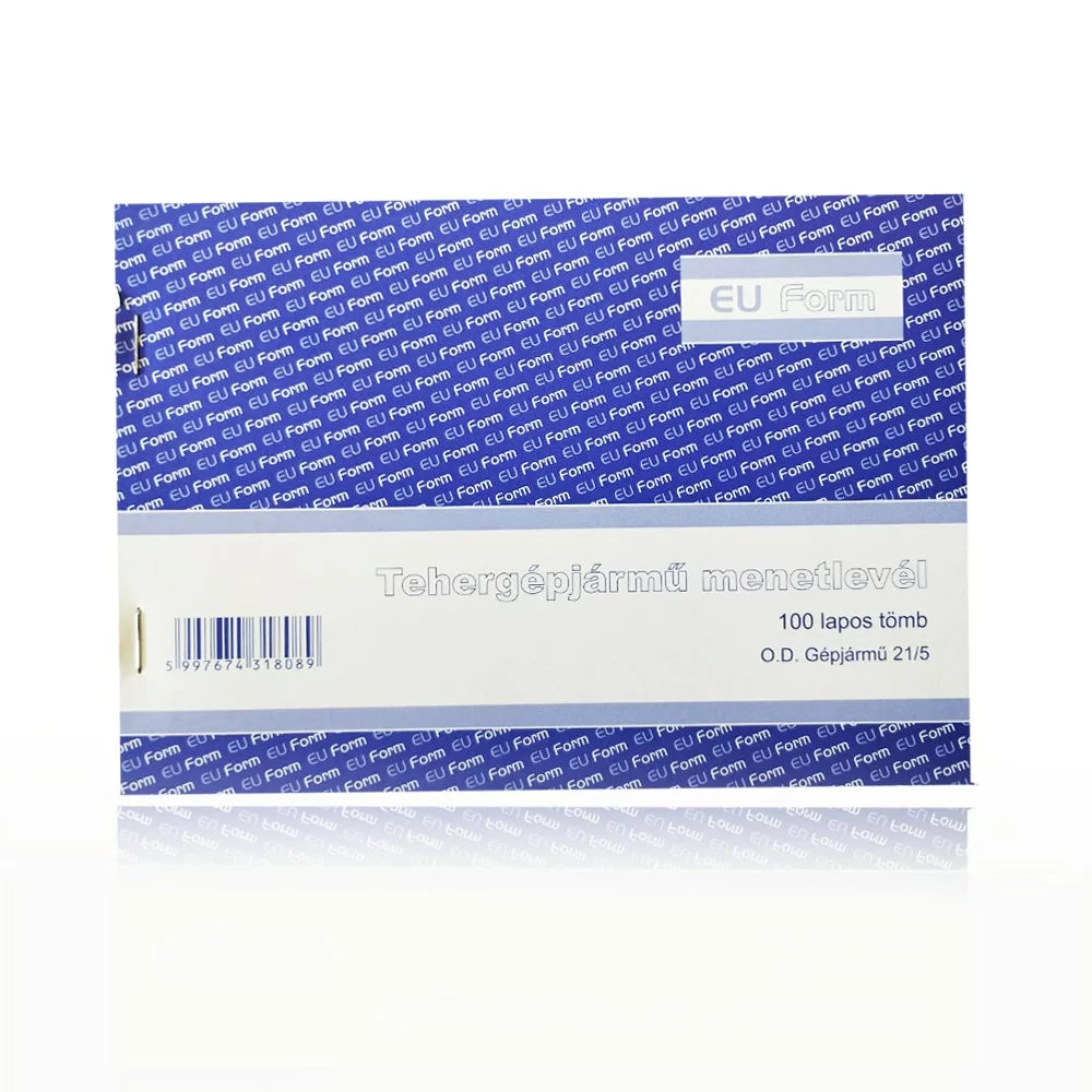 DG21 Truck Logbook Form